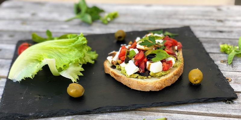 Votre Toast Avocado Italien est prêt