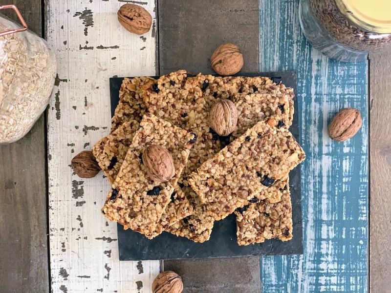 Ma recette de barres de céréales énergétique et saine aux noix & amandes