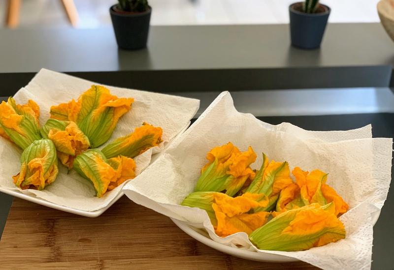 Les beignets de fleurs de courgettes de Mamie, c'est trop bon !