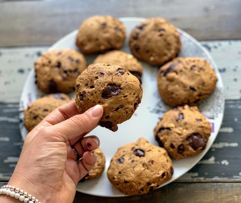 Mes cookies choco noisettes vegan