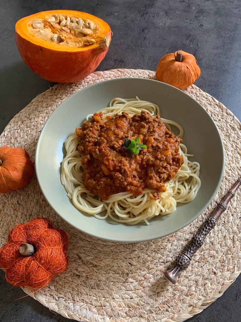 Sauce bolognaise au potimarron