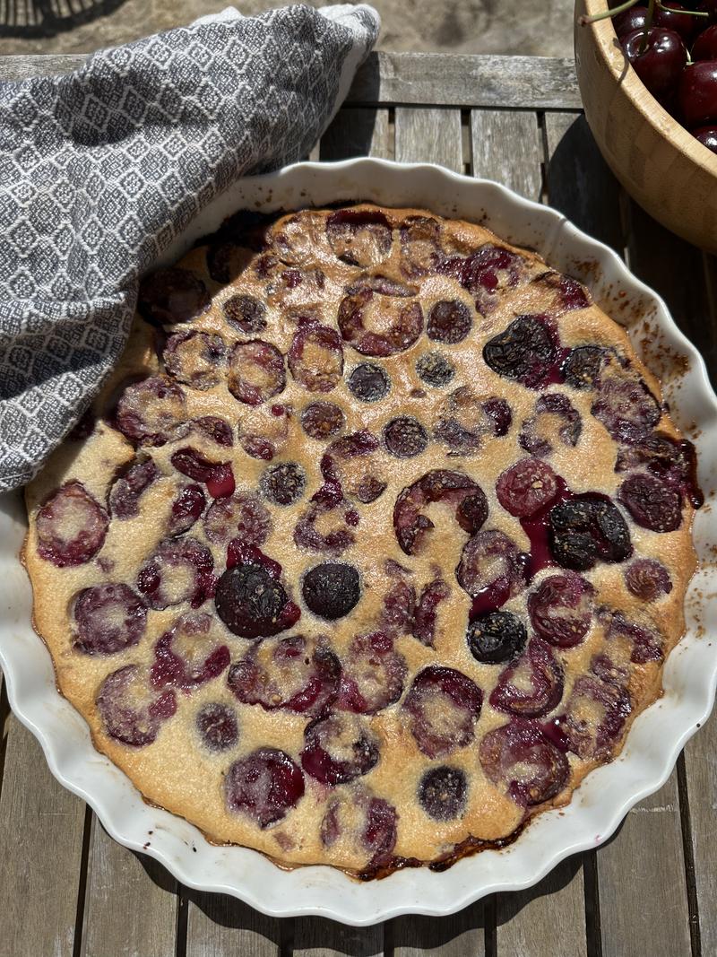 Clafoutis allégée en sucre et sans gluten
