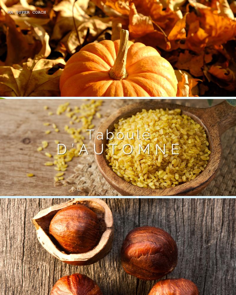 Taboulé d’automne aux courges & noisettes
